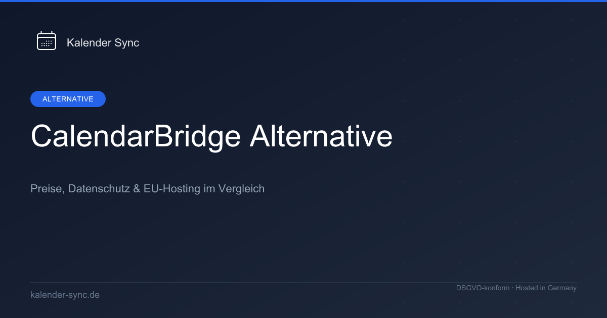 Vergleich CalendarBridge und Kalender Sync
