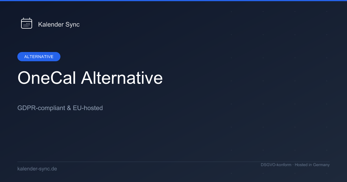 Abstract blue and purple gradient for OneCal Alternative